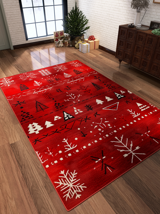 Boho Noel Washable Area Rug - MDJ011