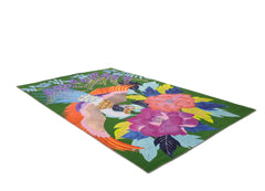 Yayoi Filipski x Justrug - Bird in Paradise - Washable Rug - YF004