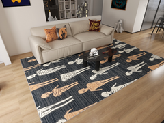 Mummy March - Washable Rug - HLW004