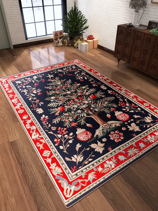 Fir Wonderland Washable Area Rug - MDJ018