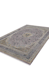 Reimagined Heritage Modernised Medallion Rug - Dust - M642B