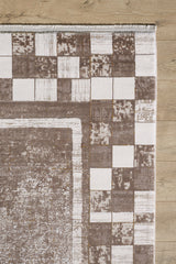 Geometric Latte Premium Rug - M420G