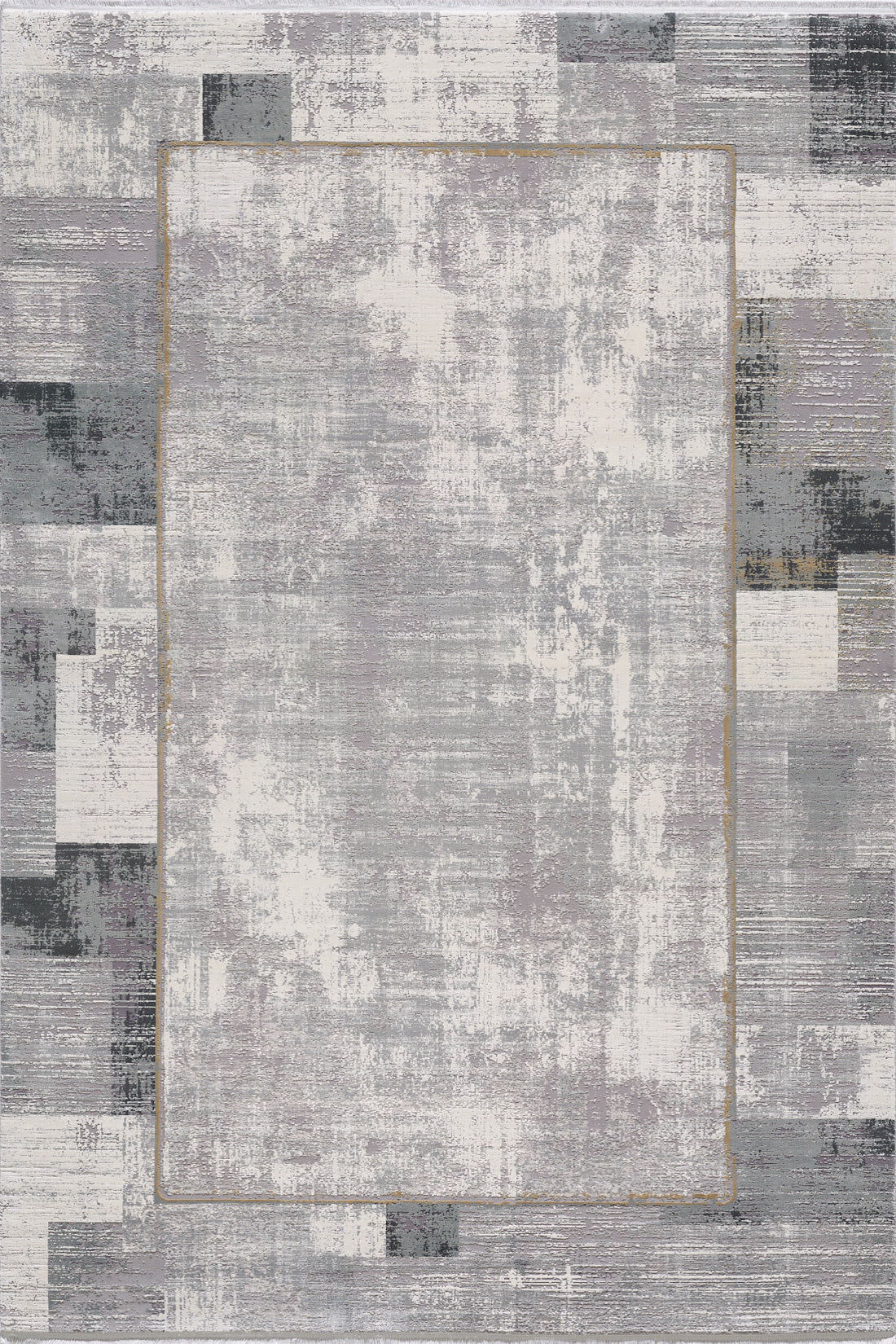 GridWave Silver Premium Rug - M426A