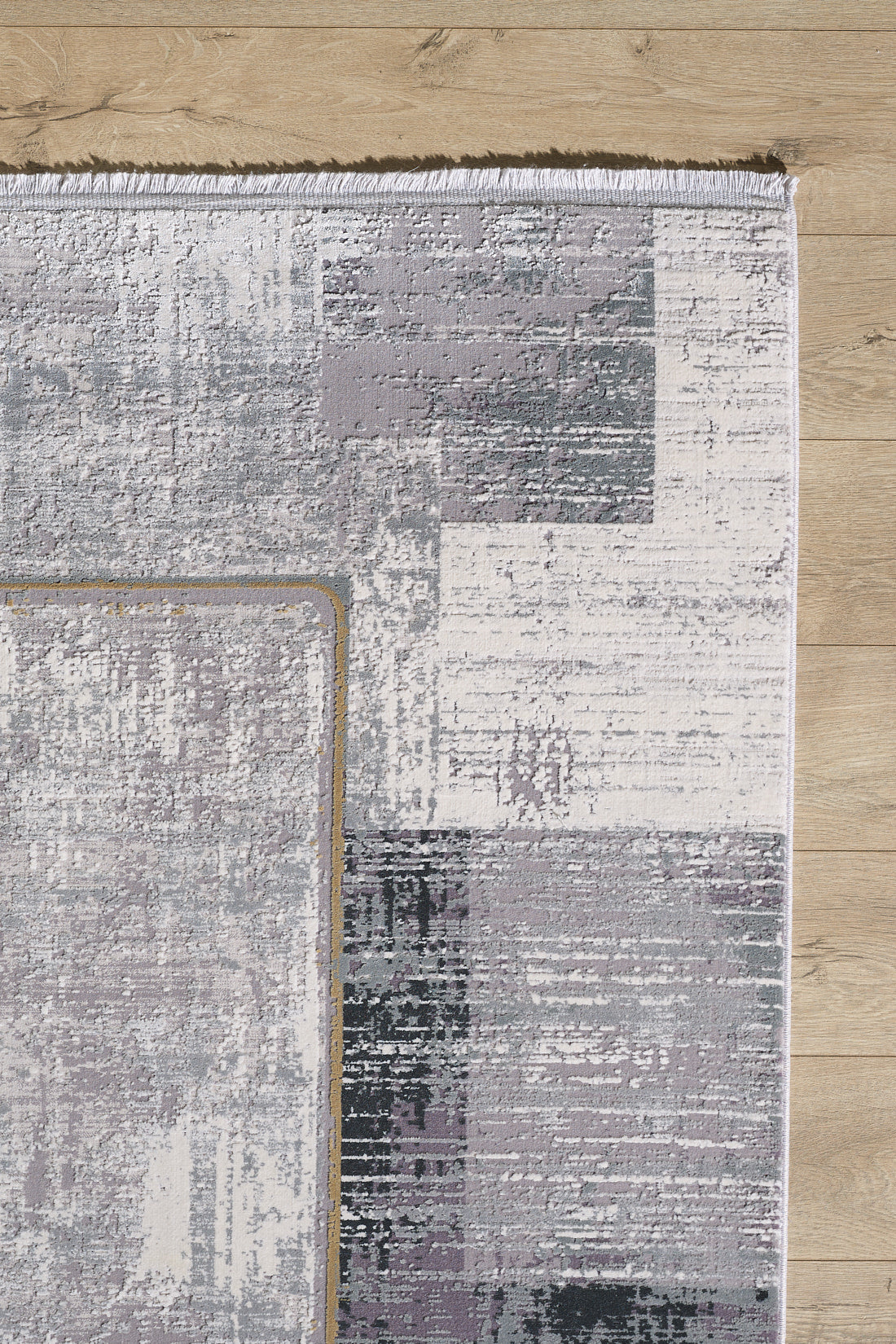 GridWave Silver Premium Rug - M426A