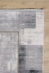 GridWave Silver Premium Rug - M426A