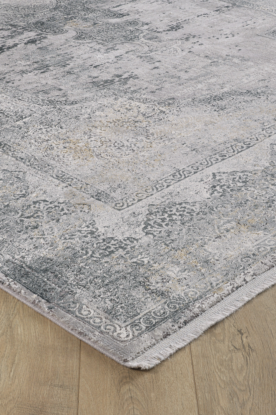 Neo-Medallion Pastel Premium Rug - Ash - MT095