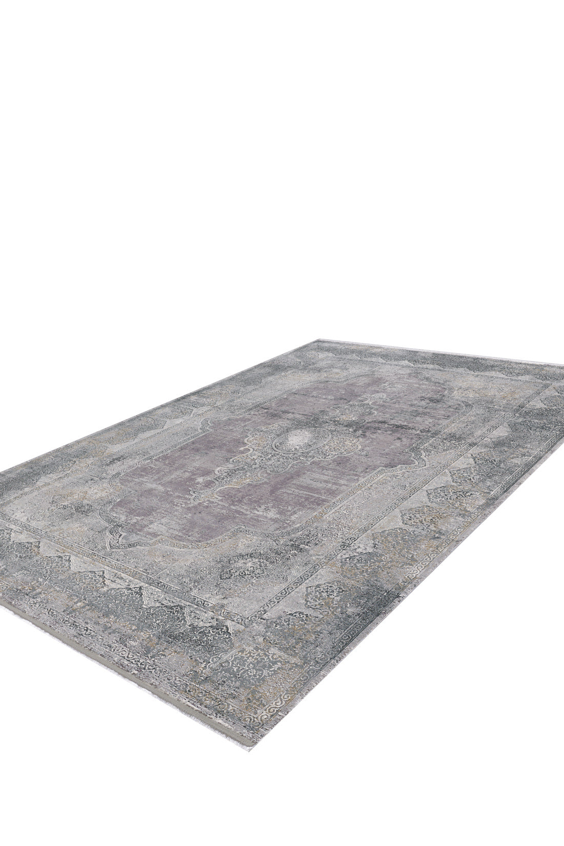 Neo-Medallion Pastel Premium Rug - Ash - MT095