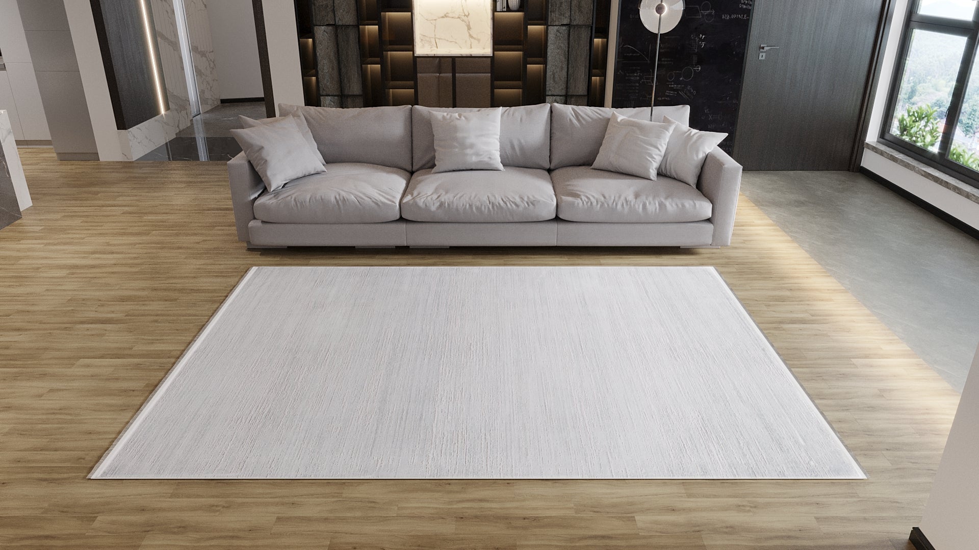 Silver Lining Grey Rug - M352I