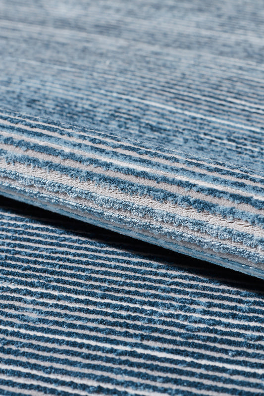 Teppich von Schiefergrau bis Mitternachtsmarineblau – M497M
