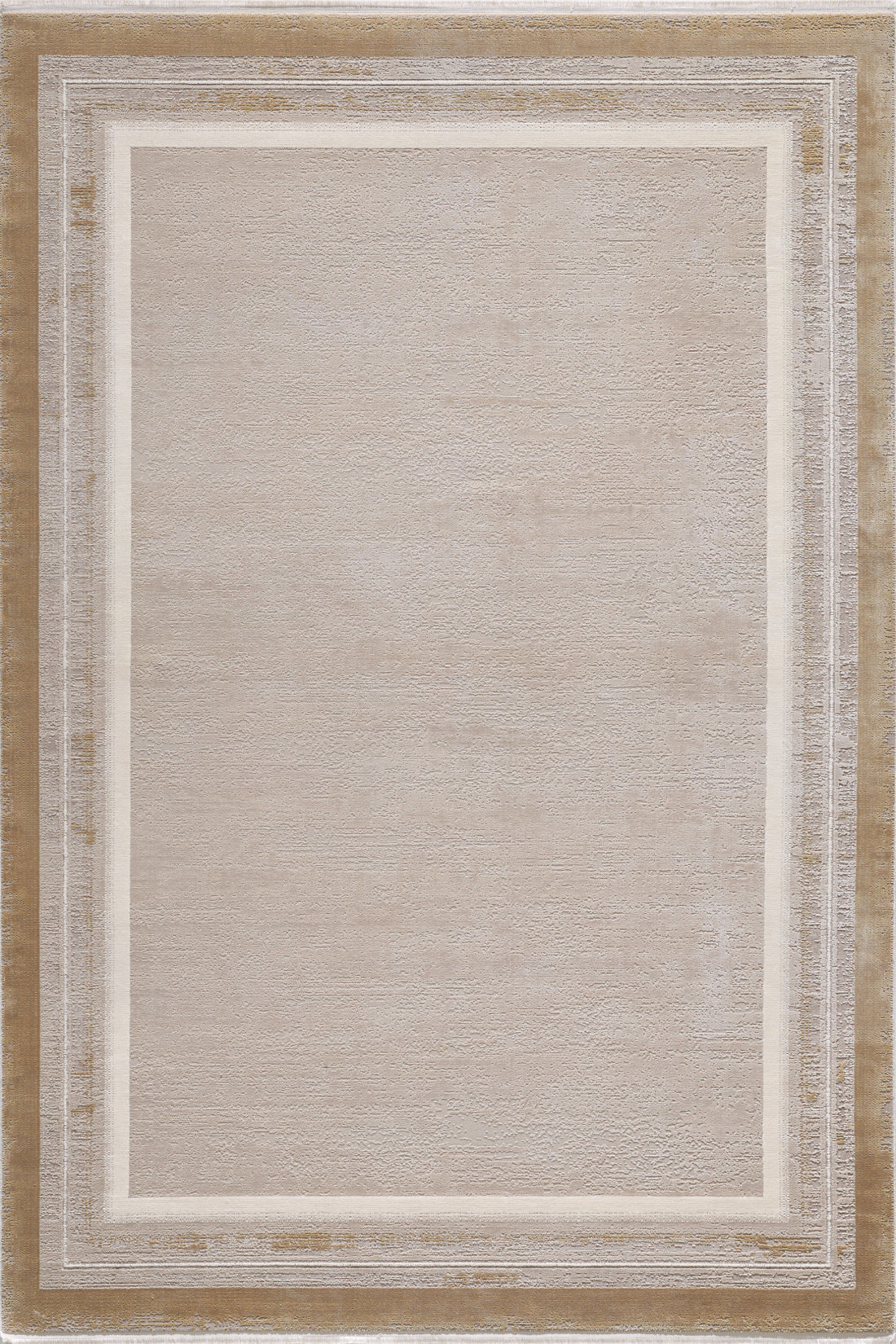 Radiant Edges Bordered Rug - Amber - M542G