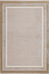 Radiant Edges Bordered Rug - Amber - M542G