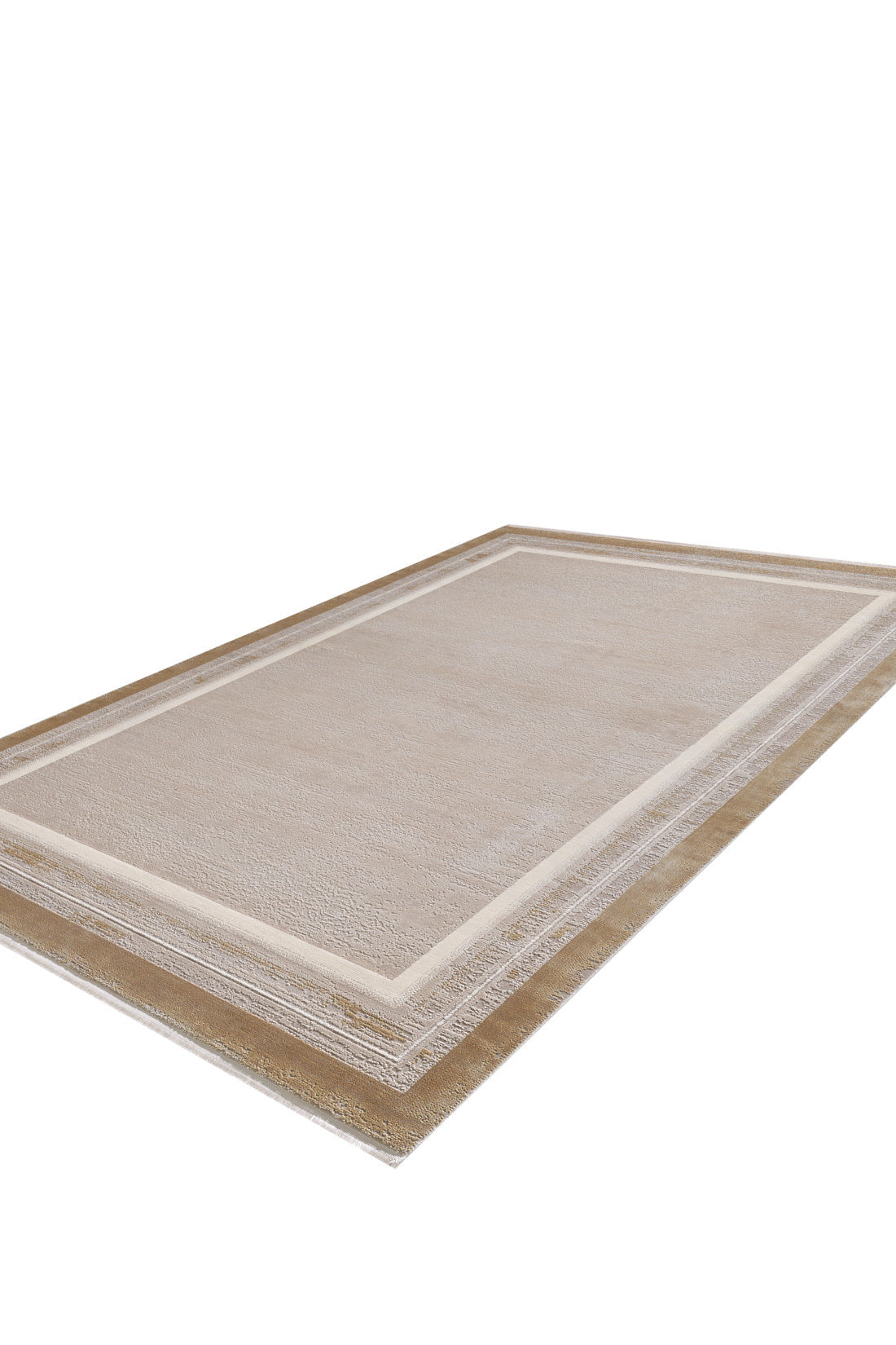 Radiant Edges Bordered Rug - Amber - M542G