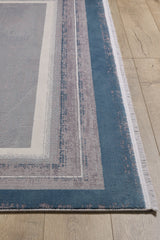 Teppich mit Rand „Radiant Edges“ – Saphir – M542I