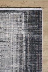 Monochrome Marvel Distressed Rug - M545A