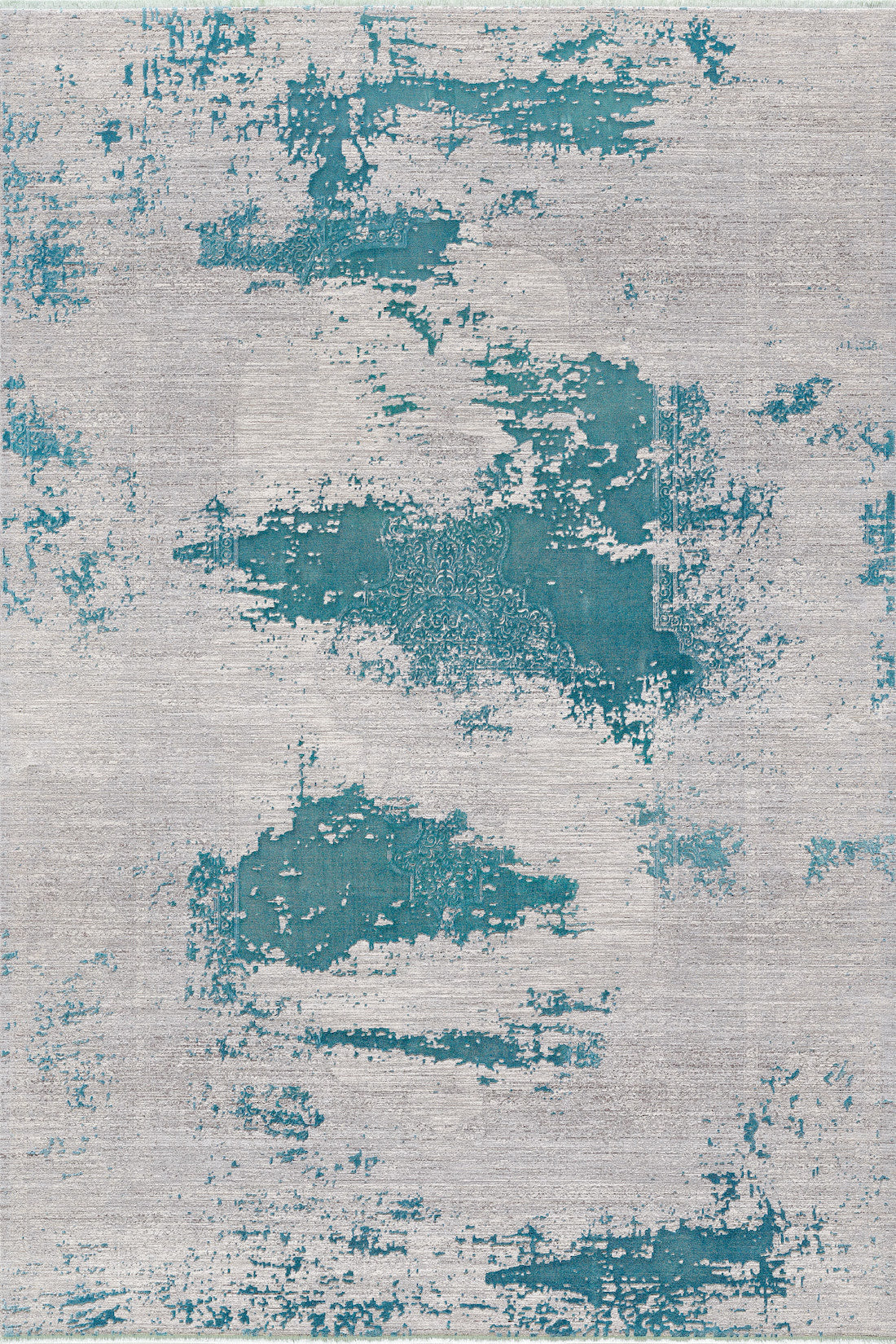 Whispering Mist Modern Rug - Blue - HRD001