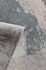 Whispering Mist Modern Rug - Silver - HRD002