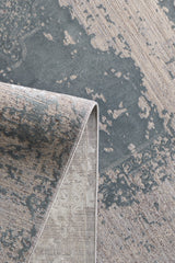 Moderner Teppich „Whispering Mist“ – Silber – HRD002