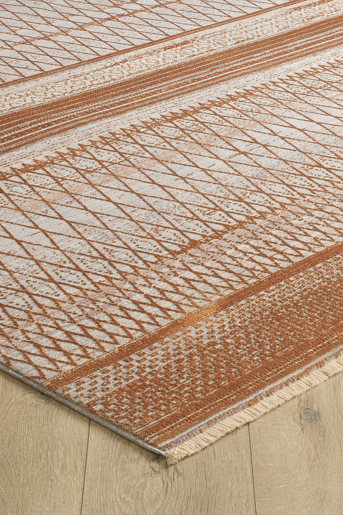 Tangerine Dream Trellis Rug - HRD008