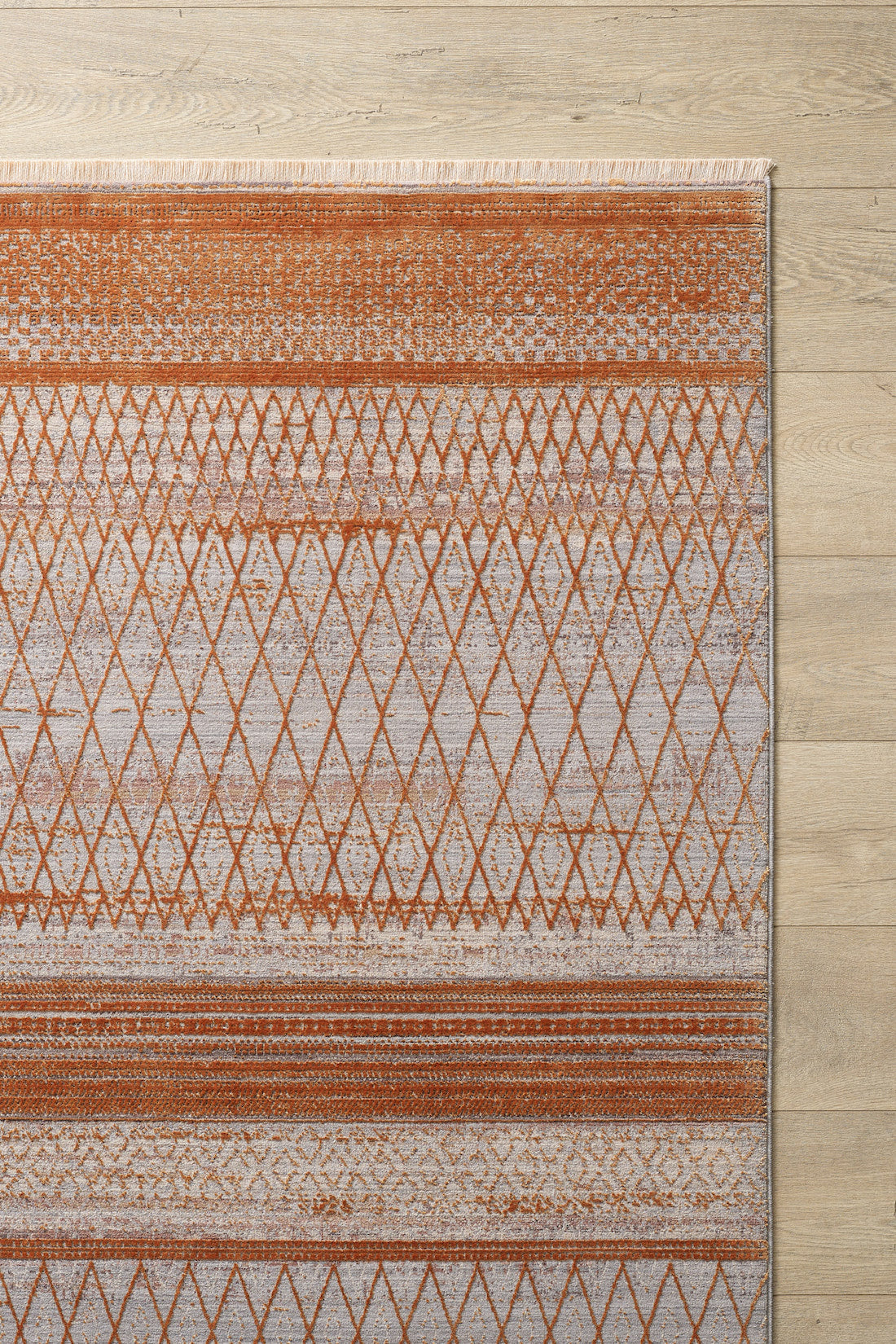 Tangerine Dream Trellis Rug - HRD008