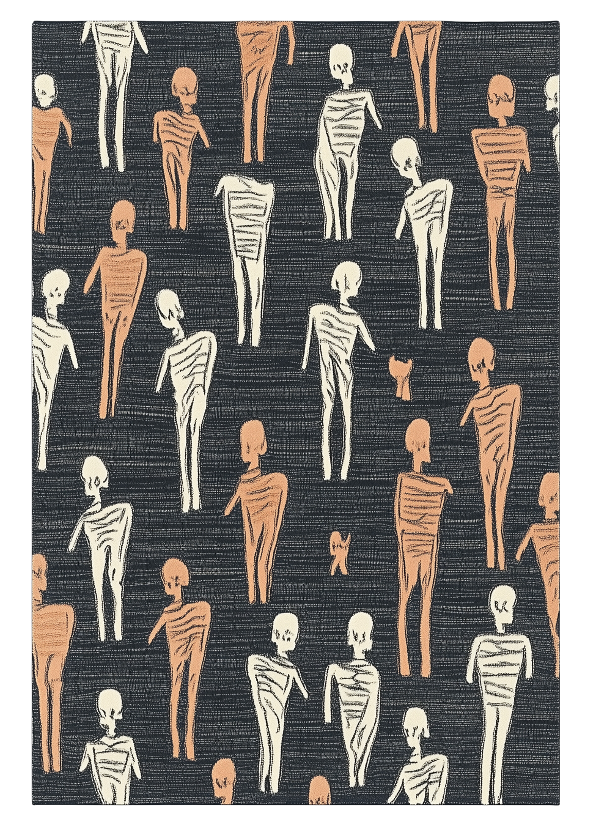 Mummy March - Washable Rug - HLW004