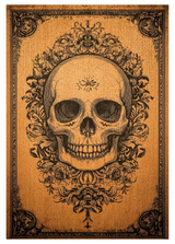 Skull Frame - Washable Rug - HLW006