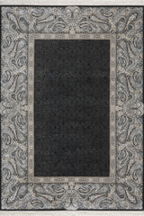 Turkish Mirage Silk Medallion Rug - Obisidan - 1168D