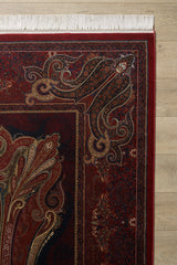 Türkischer Teppich „Dark Majesty“ – Burgunderrot – 2205X