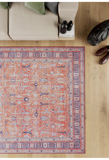 Aurelius Coral Washable Rug - LCC3005 (Outlet) UK