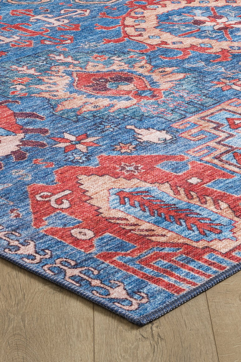 Kaleidos Authentic Blue Washable Rug - LCC3028