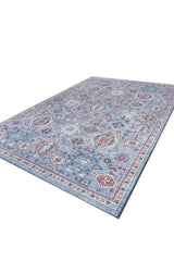 Xanadu Handmade-Design Blue Washable Rug - LCC3013