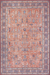 Aurelius Coral Washable Rug - LCC3005 (Custom Size)