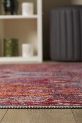 Peregrine Peachy Brown Washable Rug - LCC3022