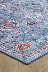 Xanadu Handmade-Design Blue Washable Rug - LCC3013