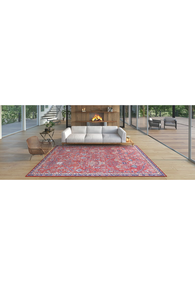 Rhapsody Authentic Red Washable Rug - LCC3033 (Outlet) US