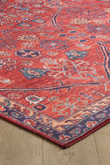 Rhapsody Authentic Red Washable Rug - LCC3033 (Outlet) US