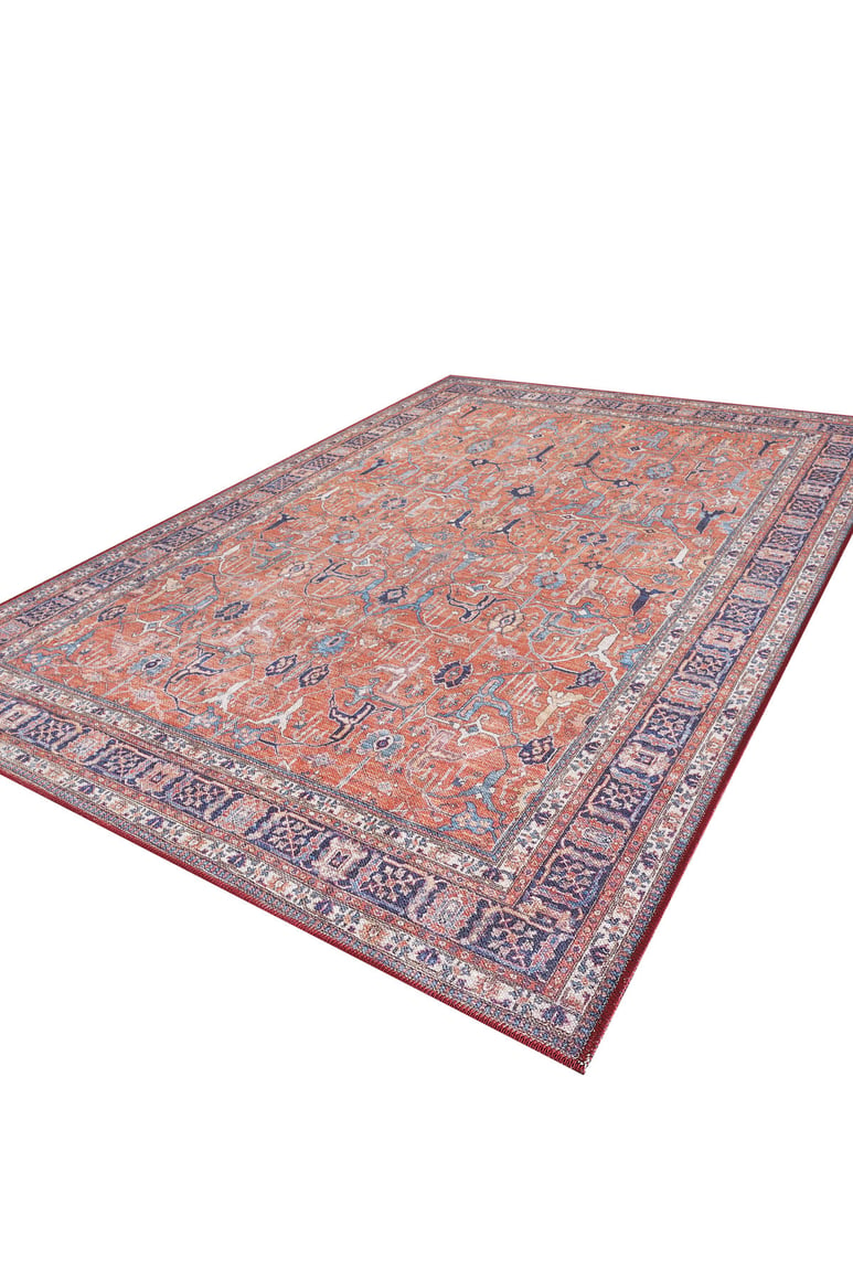 Aurelius Coral Washable Rug - LCC3005 (Outlet) UK