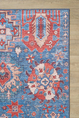 Kaleidos Authentic Blue Washable Rug - LCC3028