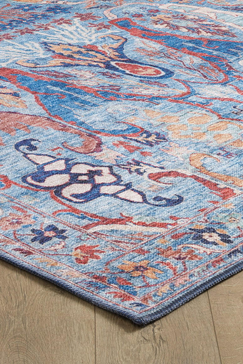 Celestia Blue Washable Rug - LCC3004