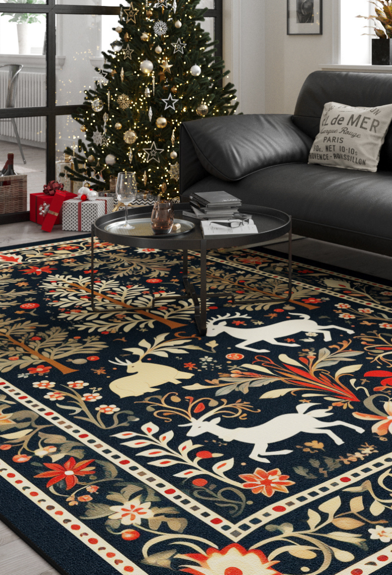 Holiday Heart Washable Area Rug - MDJ001 (Outlet) US