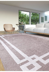 Modern Border - Washable Rug - JR599