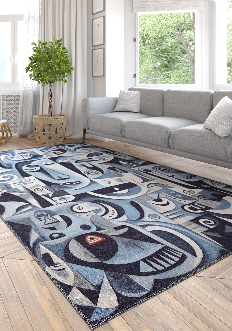 Aesthetic Anomaly Contemporary Washable Rug - MDJ004