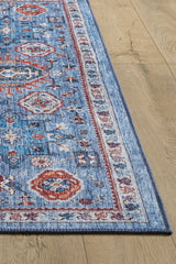 Xanadu Handmade-Design Blue Washable Rug - LCC3013