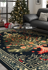 Xmas Tree Washable Area Rug - MDJ005