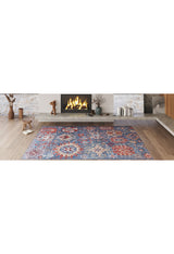 Kaleidos Authentic Blue Washable Rug - LCC3028