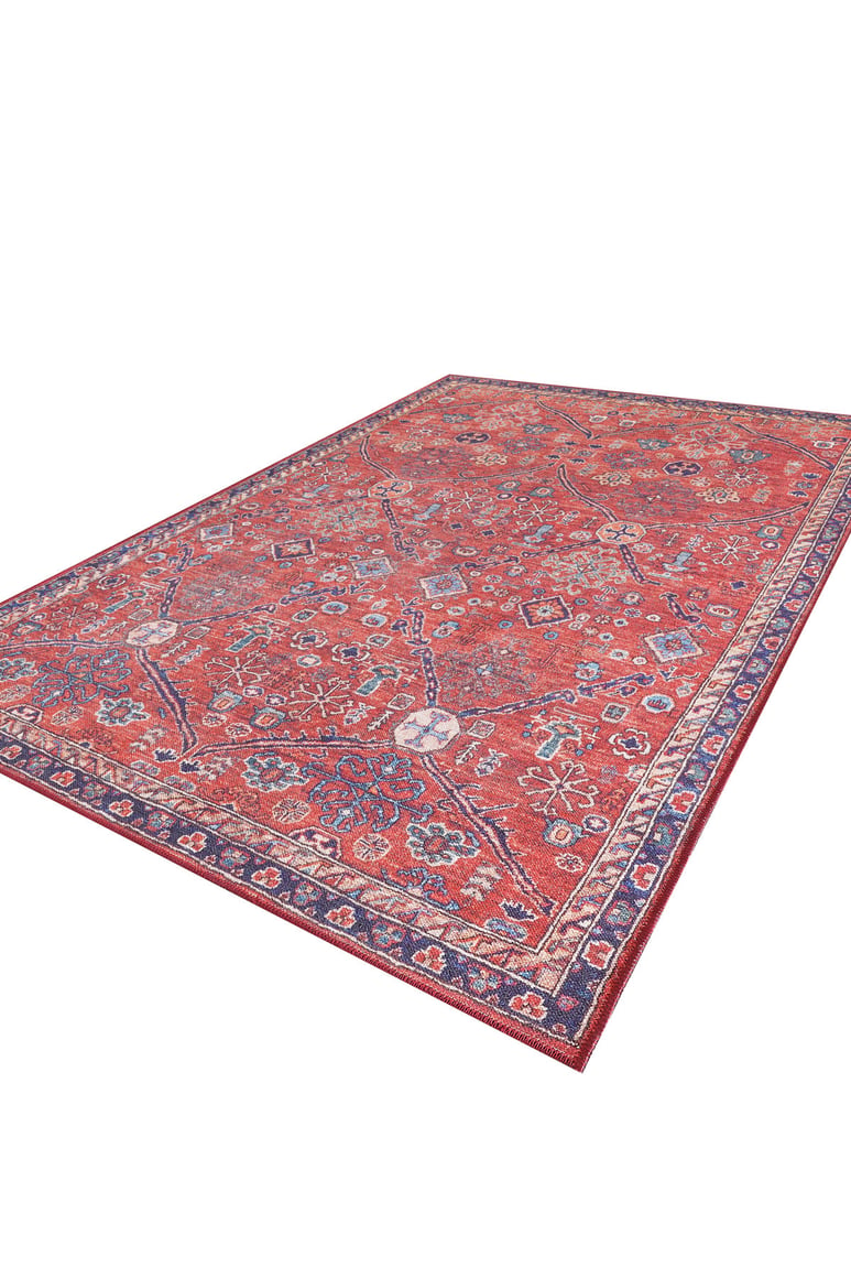 Rhapsody Authentic Red Washable Rug - LCC3033 (Outlet) US