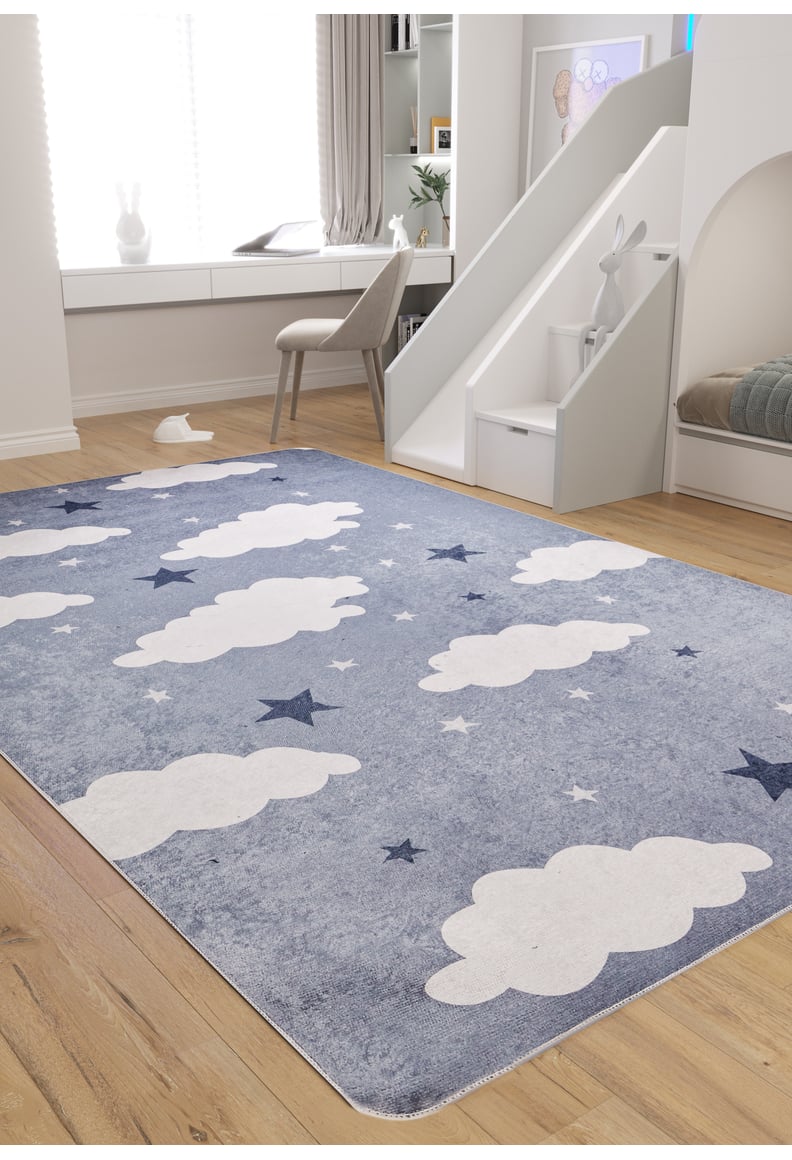 Starry Cloudscape - Machine-Washable Rug JRC045