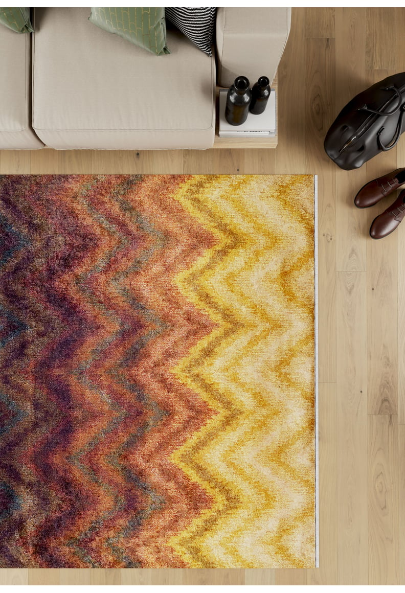 Zigzag Runway - Washable Rug - JR388