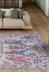 Celestia Blue Washable Rug - LCC3004