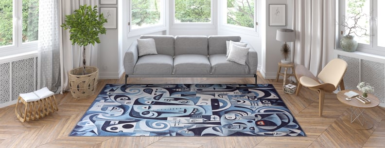 Aesthetic Anomaly Contemporary Washable Rug - MDJ004