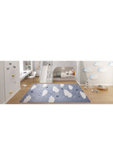 Starry Cloudscape - Machine-Washable Rug JRC045